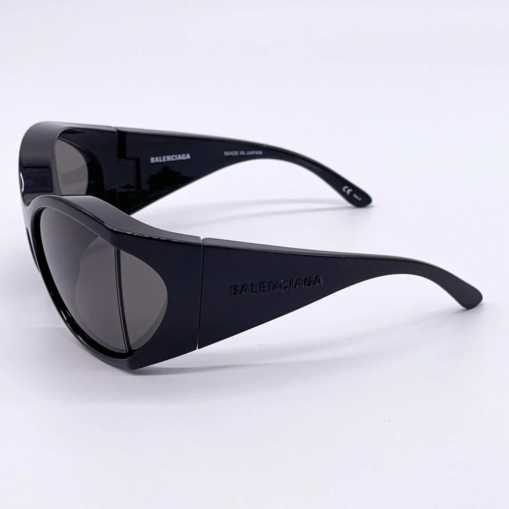 NEW BALENCIAGA BB0154S 001 UNISEX SUNGLASSES BALENCIAGA GOOGLES EYEWEAR